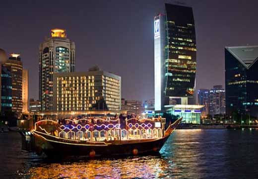 dubai city tour with dhow cruise dinner, dhow cruise dinner, combo deal